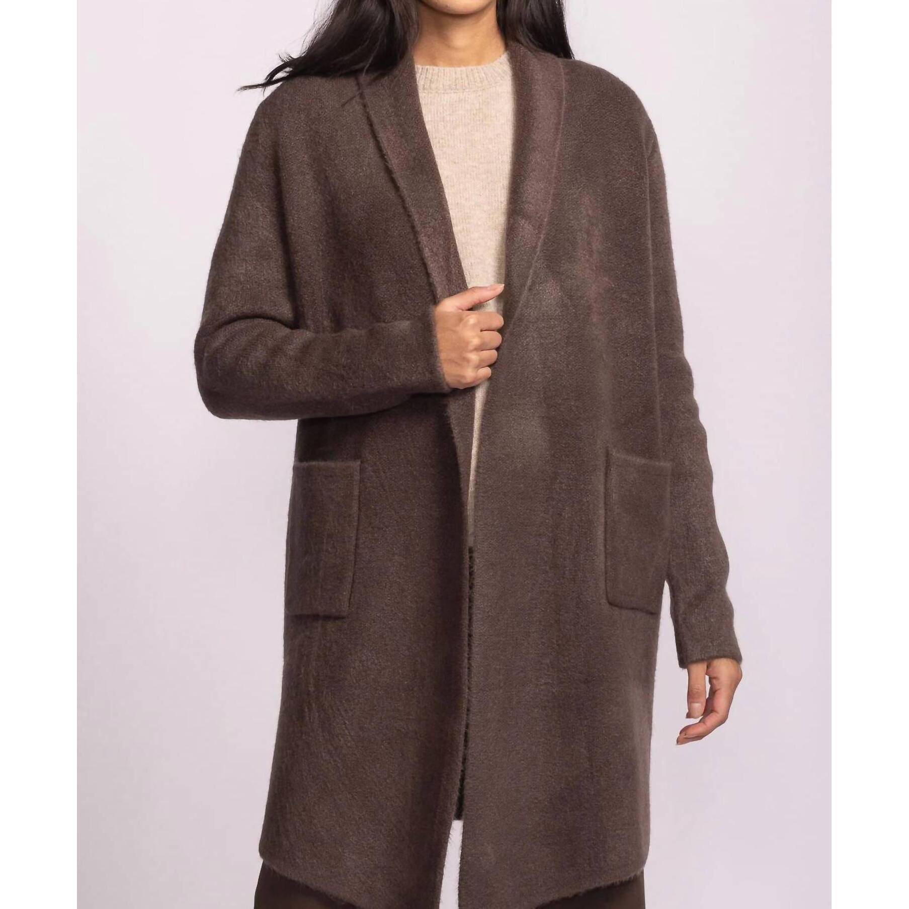 New Pink Martini Stockport Jacket In Dark Brown